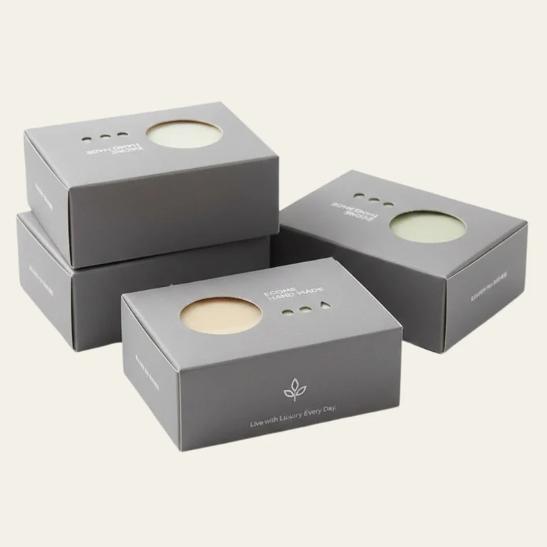 Gray Soap Boxes - Hot Custom Boxes