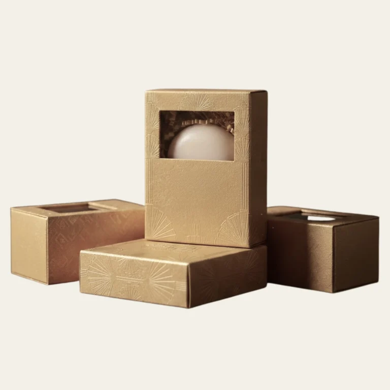 Tan Soap Boxes - Hot Custom Boxes