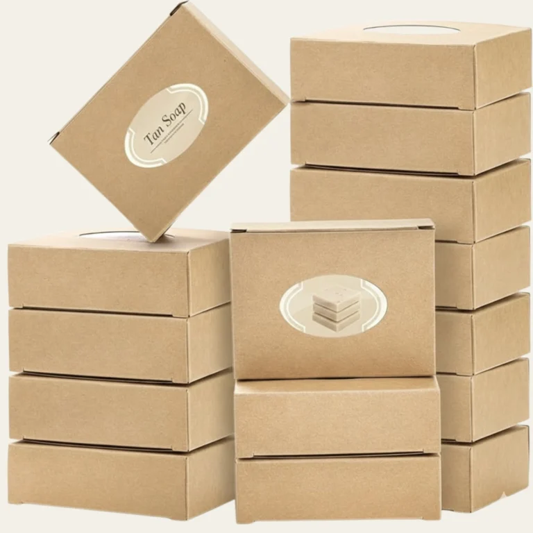 Tan Soap Boxes - Hot Custom Boxes