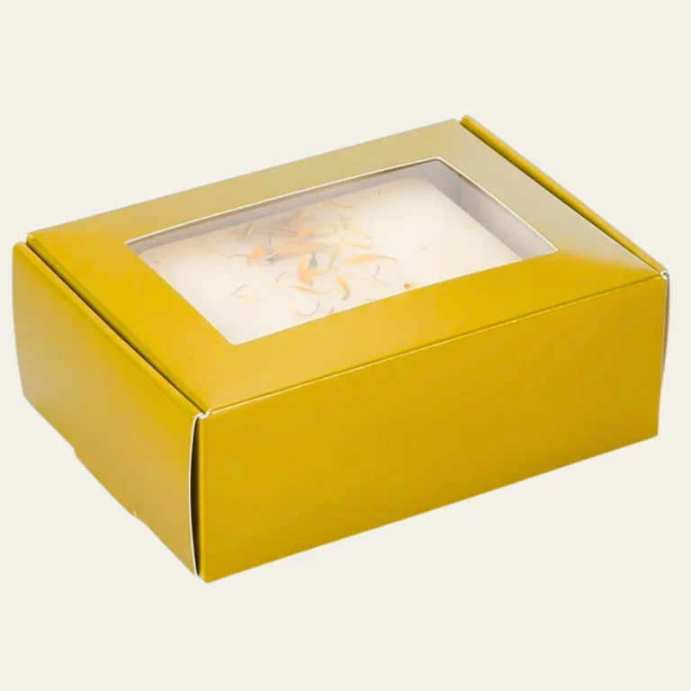 Golden Soap Boxes - Hot Custom Boxes