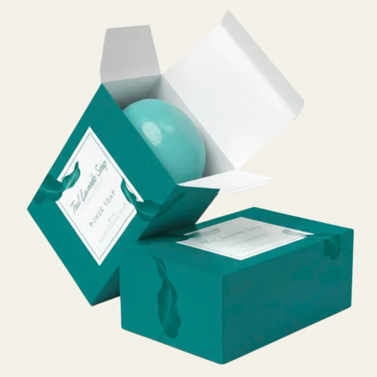 Teal Soap Boxes - Hot Custom Boxes