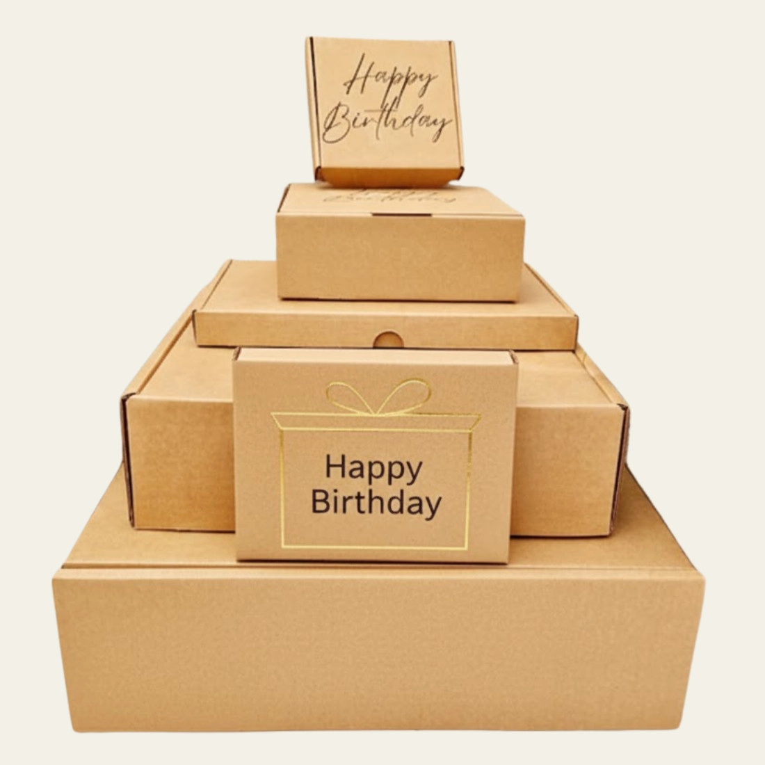 Birthday Kraft Boxes - Hot Custom Boxes