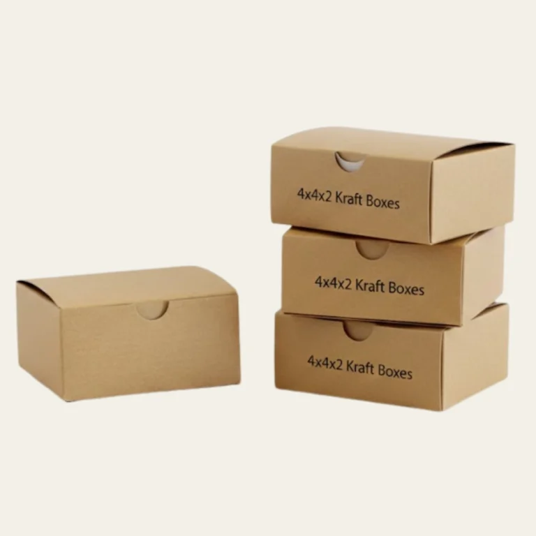 4x4x2 Kraft Boxes - Hot Custom Boxes