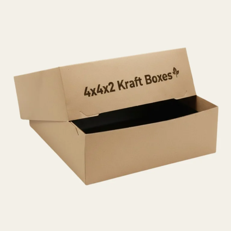 4x4x2 Kraft Boxes - Hot Custom Boxes