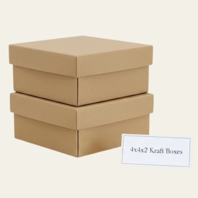 4x4x2 Kraft Boxes - Hot Custom Boxes