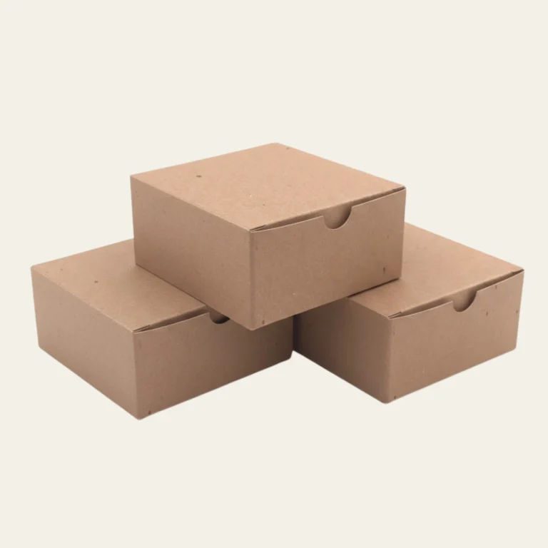 4x4x2 Kraft Boxes - Hot Custom Boxes