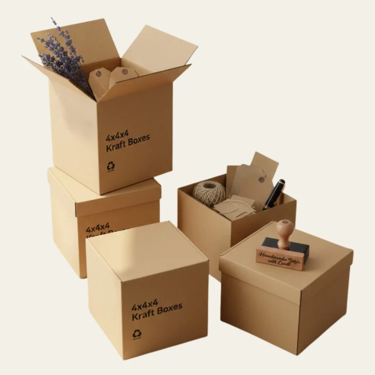 4x4x4 Kraft Boxes - Hot Custom Boxes
