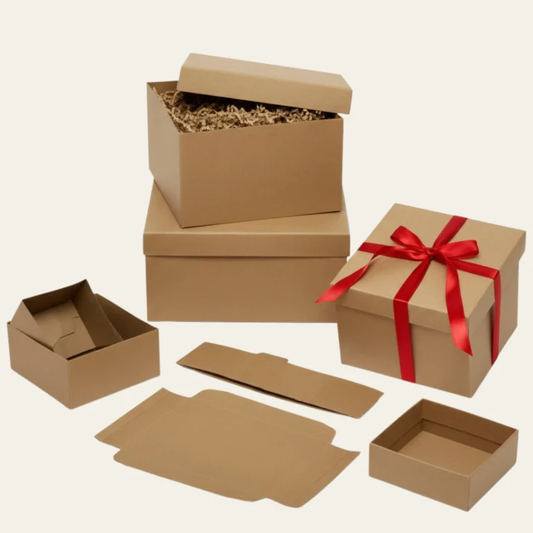 2 Piece Kraft Boxes - Hot Custom Boxes