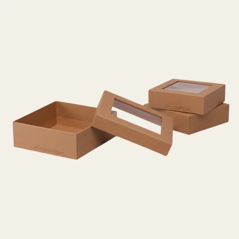 2 Piece Kraft Boxes - Hot Custom Boxes