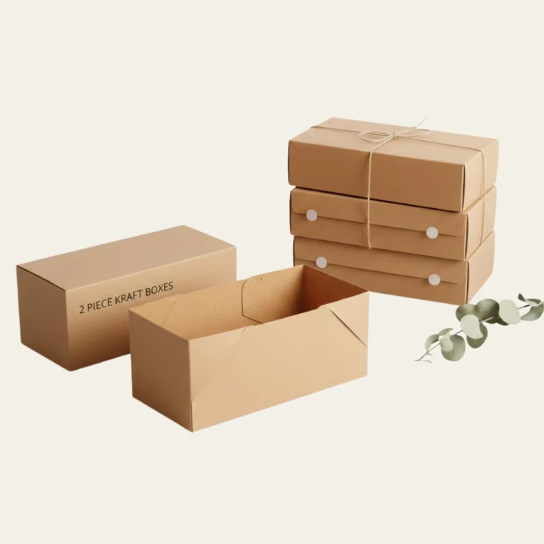 2 Piece Kraft Boxes - Hot Custom Boxes