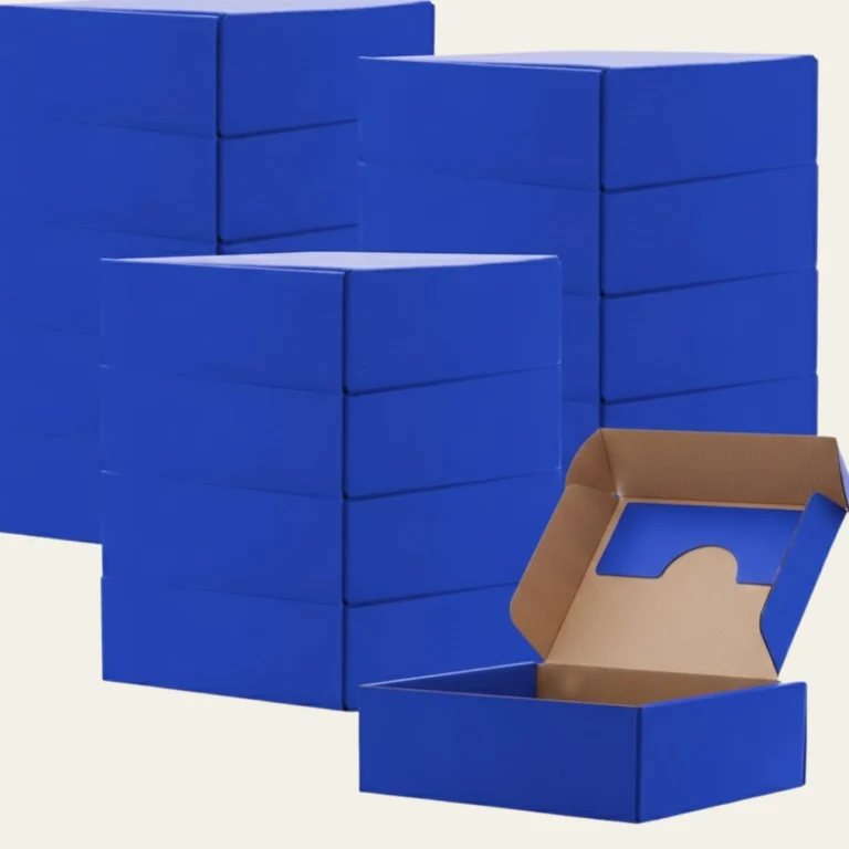 Blue Cardboard Boxes - Hot Custom Boxes