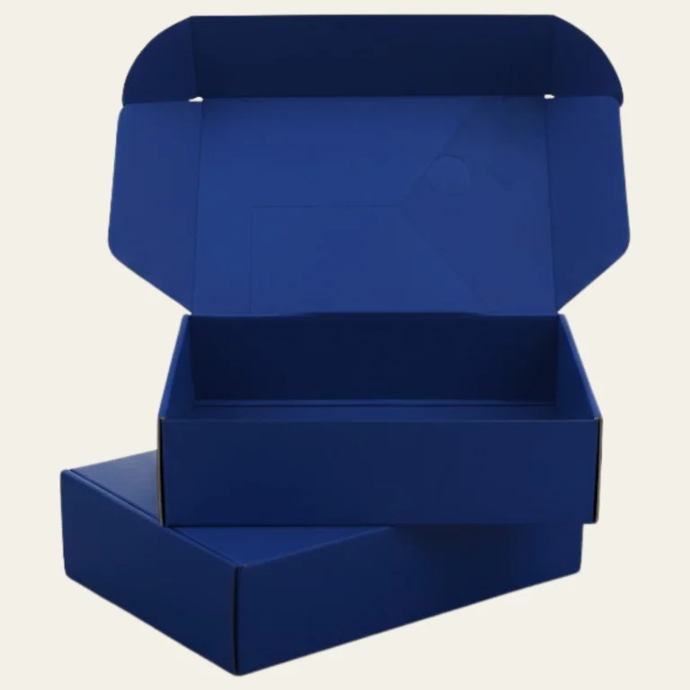 Blue Cardboard Boxes - Hot Custom Boxes