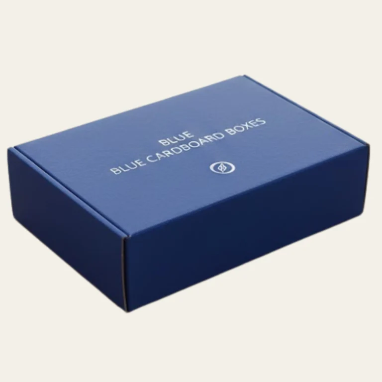 Blue Cardboard Boxes - Hot Custom Boxes