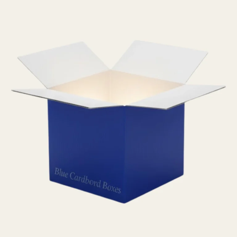 Blue Cardboard Boxes - Hot Custom Boxes