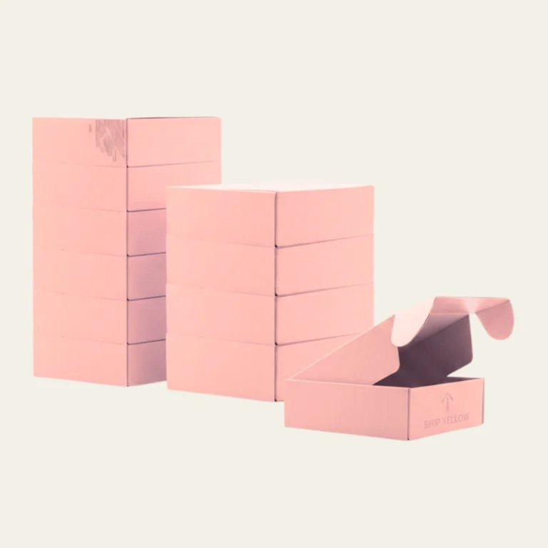 Pink Cardboard Boxes - Hot Custom Boxes