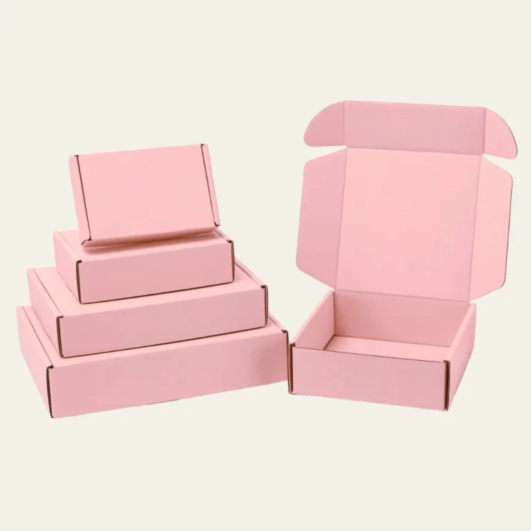 Pink Cardboard Boxes - Hot Custom Boxes