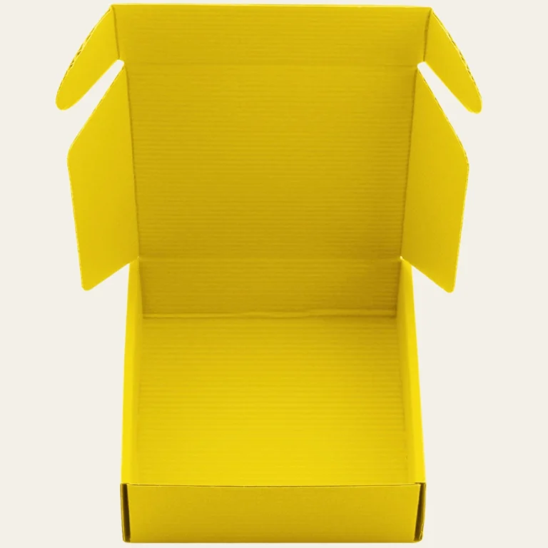 Yellow Cardboard Boxes - Hot Custom Boxes