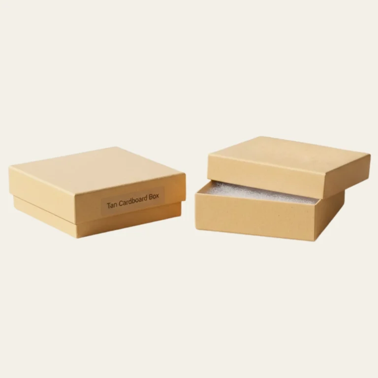 Tan Cardboard Boxes | Custom Tan Cardboard Packaging Wholesale