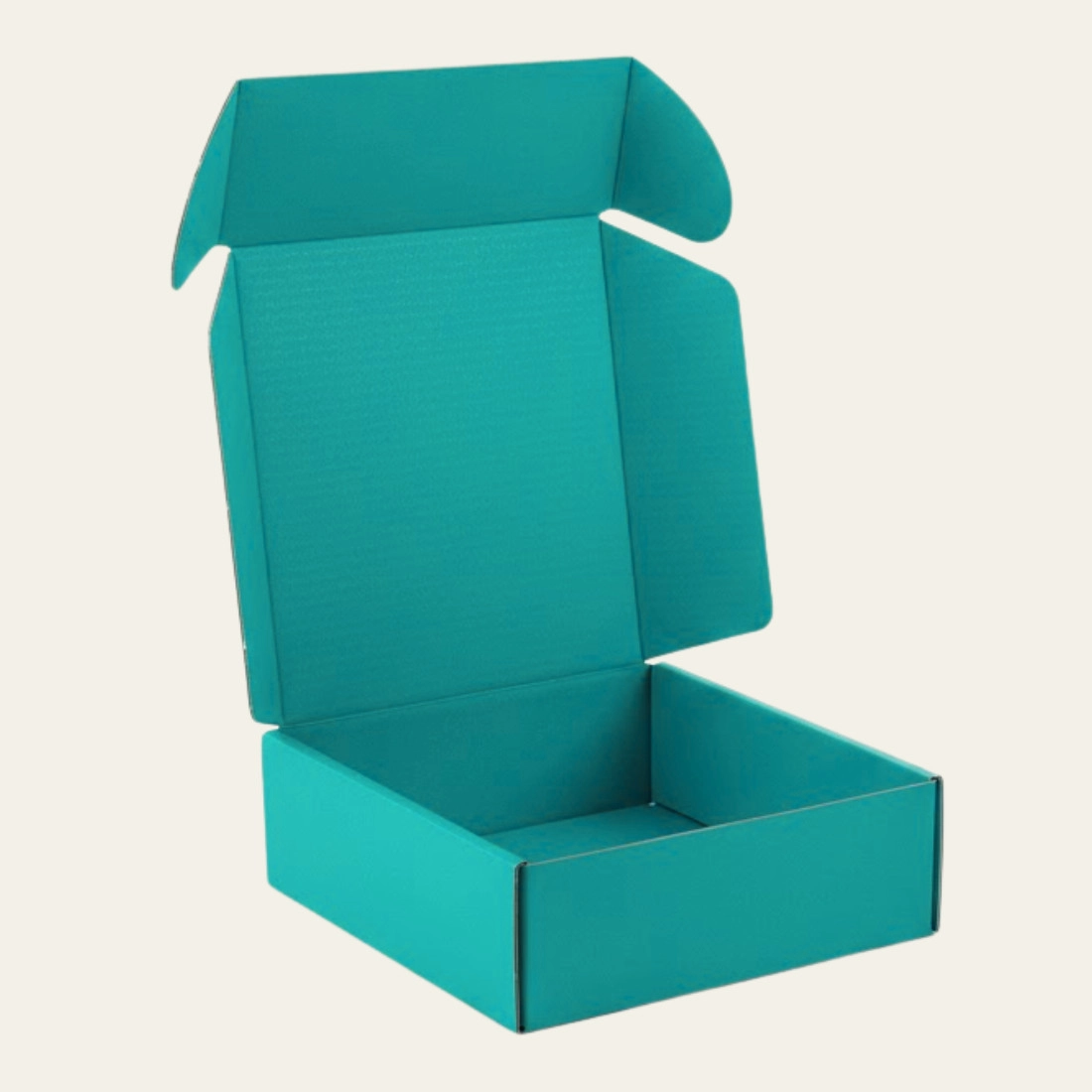 Teal Cardboard Boxes - Hot Custom Boxes