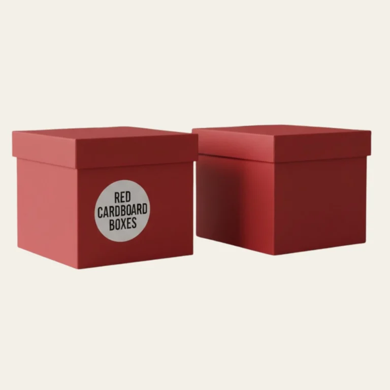 Red Cardboard Boxes | Custom Red Cardboard Packaging Wholesale