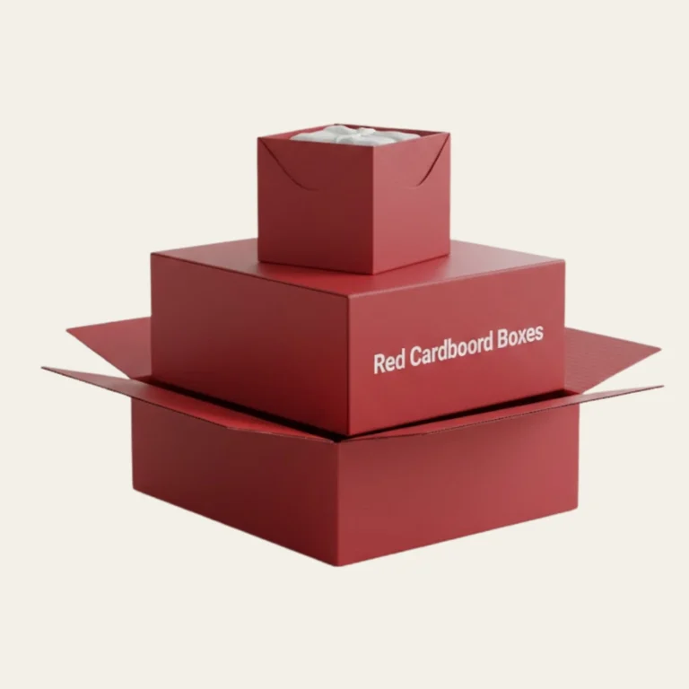 Red Cardboard Boxes - Hot Custom Boxes