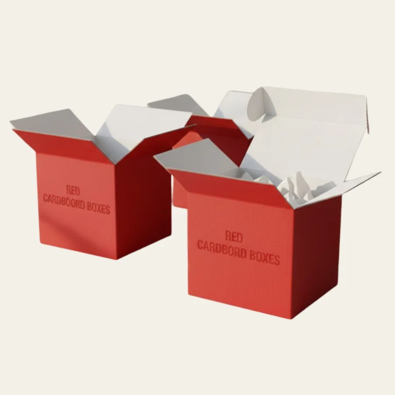Red Cardboard Boxes - Hot Custom Boxes