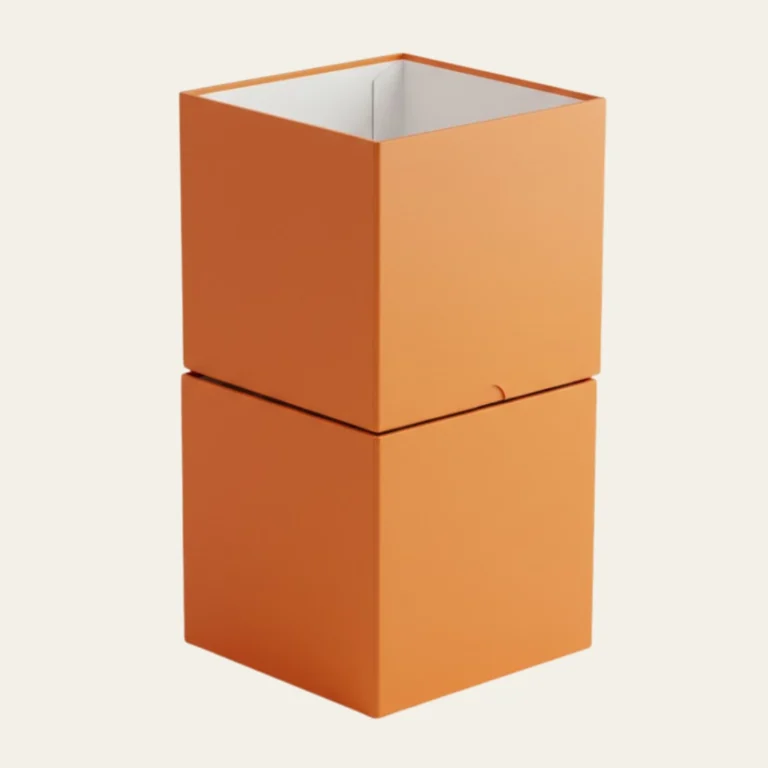 Orange Cardboard Boxes  - Hot Custom Boxes