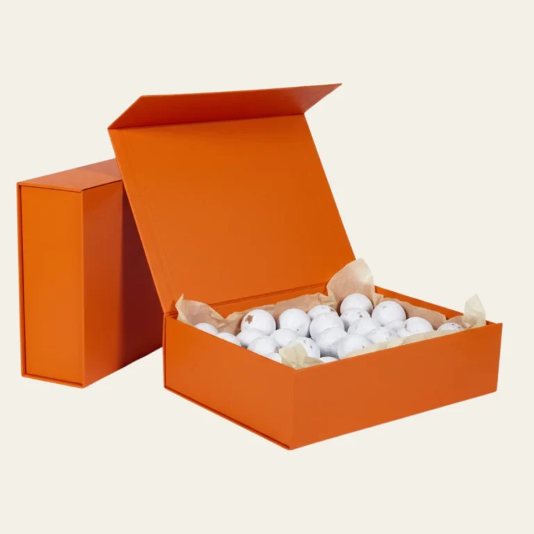 Orange Cardboard Boxes  - Hot Custom Boxes
