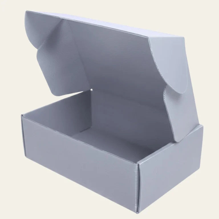 Silver Corrugated Boxes - Hot Custom Boxes