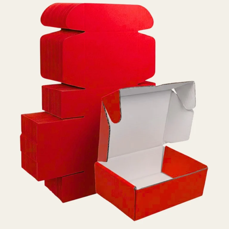 Red Corrugated Boxes | Custom Red Corrugated Packaging