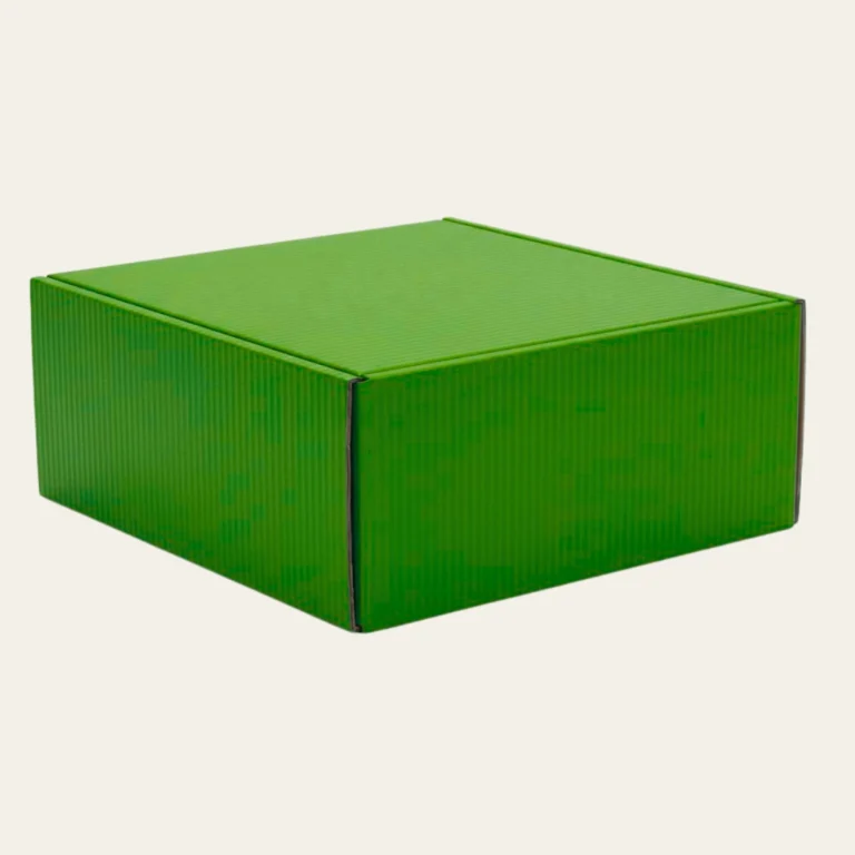 Green Corrugated Boxes - Hot Custom Boxes