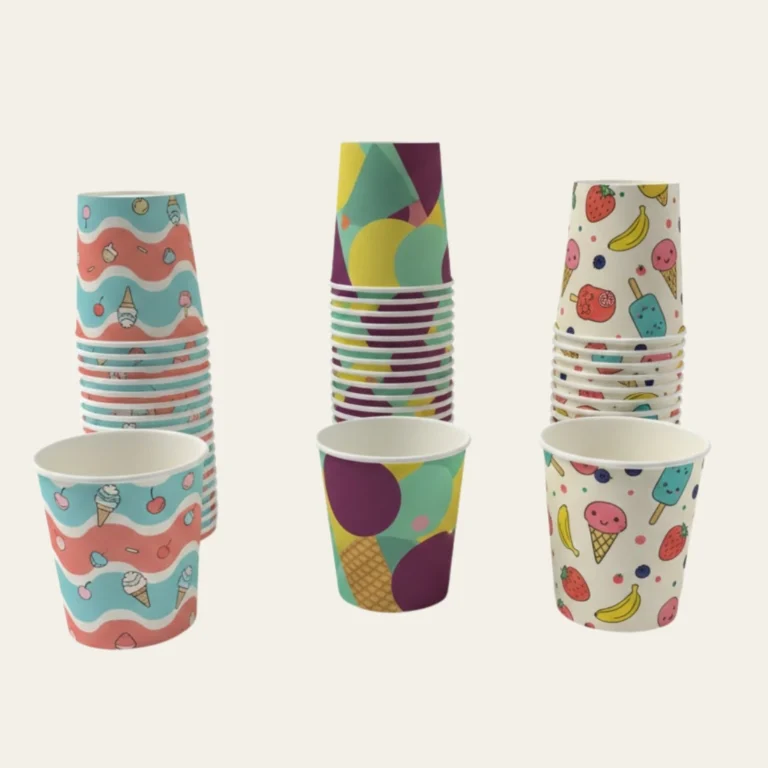 Ice Cream Cups -  Custom Bakery Boxes