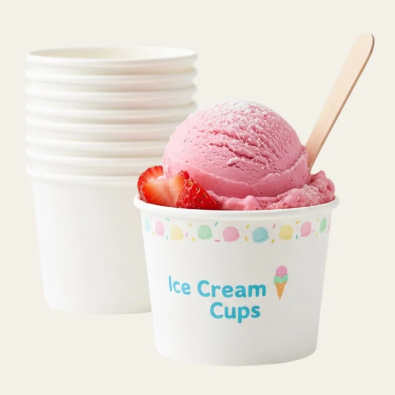 Ice Cream Cups -  Custom Bakery Boxes