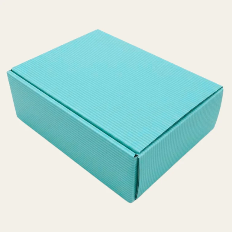 Teal Corrugated Boxes - Custom Corrugated Boxes