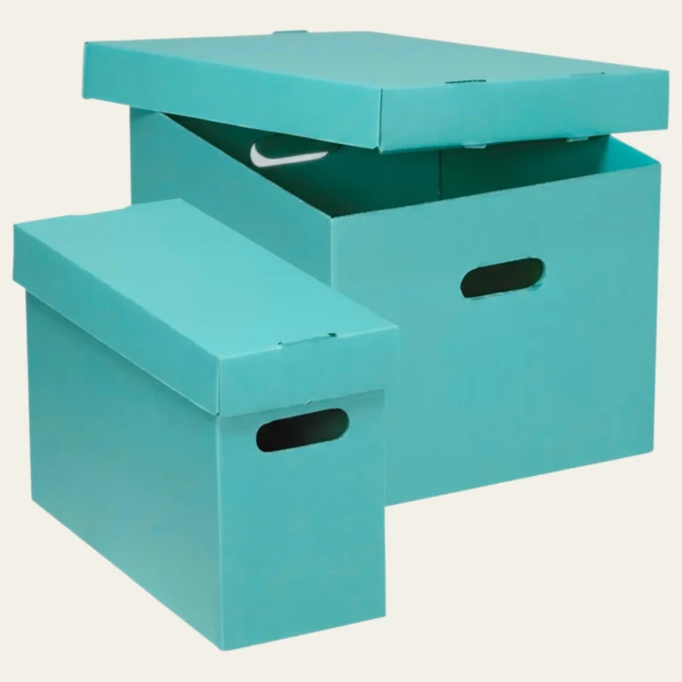 Teal Corrugated Boxes - Custom Corrugated Boxes