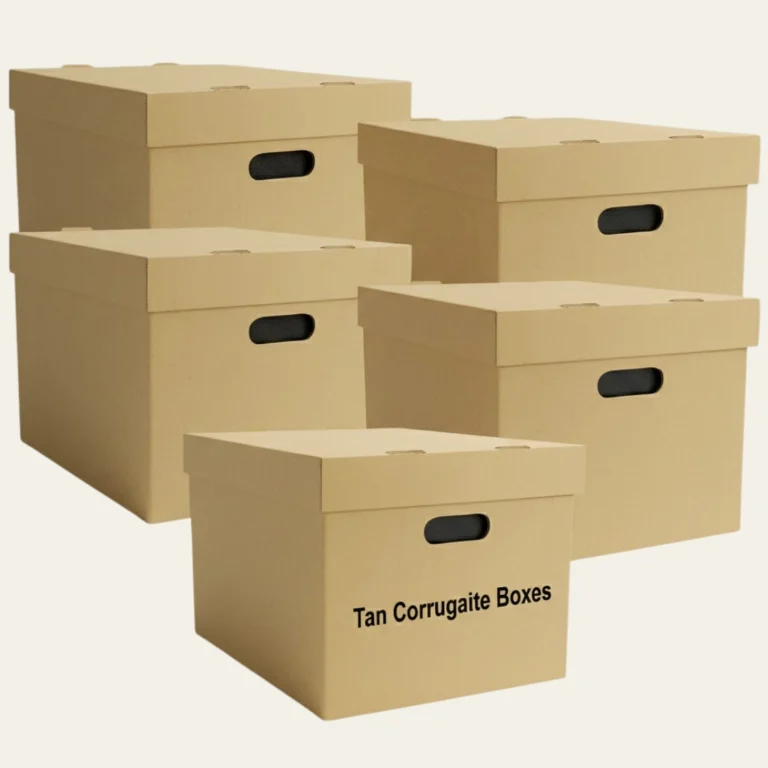 Tan Corrugated Boxes - Custom Corrugated Boxes