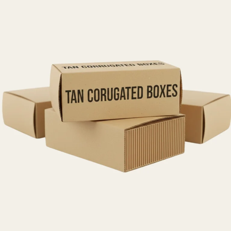 Tan Corrugated Boxes - Custom Corrugated Boxes