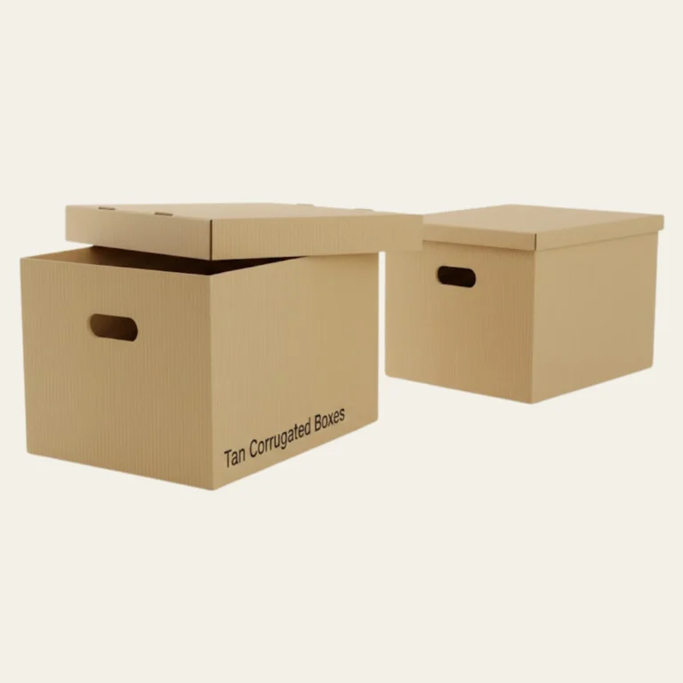 Tan Corrugated Boxes - Custom Corrugated Boxes