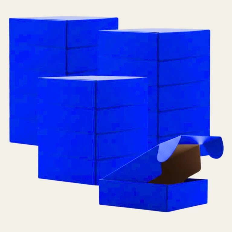 Blue Corrugated Boxes - Custom Corrugated Boxes