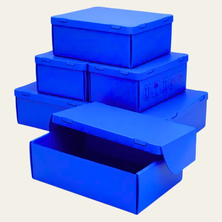 Blue Corrugated Boxes - Custom Corrugated Boxes