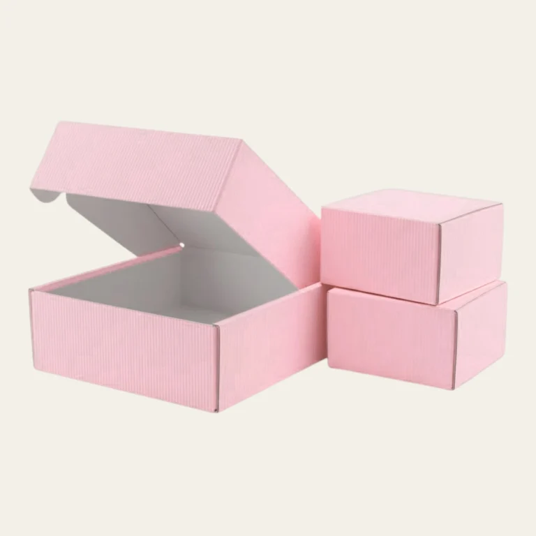 Pink Corrugated Boxes - Custom Corrugated Boxes