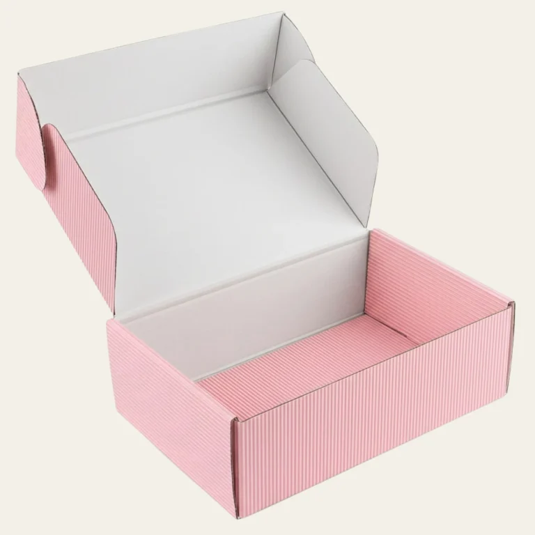 Pink Corrugated Boxes - Custom Corrugated Boxes