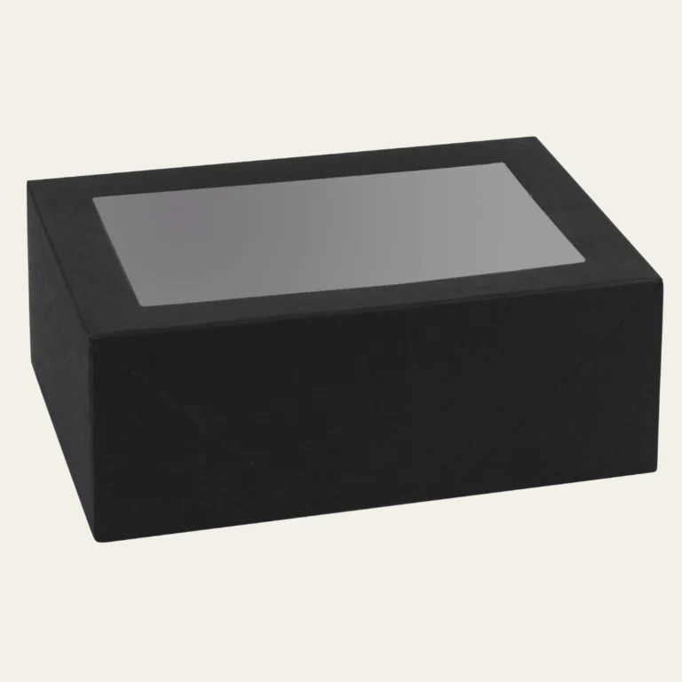 Black Bakery Boxes - Custom Bakery Packaging Boxes