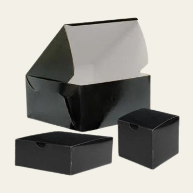 Black Bakery Boxes - Custom Bakery Packaging Boxes