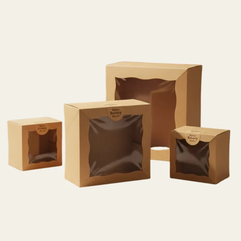 Brown Bakery Boxes - Custom Bakery Packaging Boxes