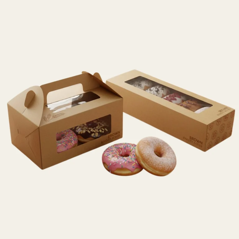 Brown Bakery Boxes - Custom Bakery Packaging Boxes