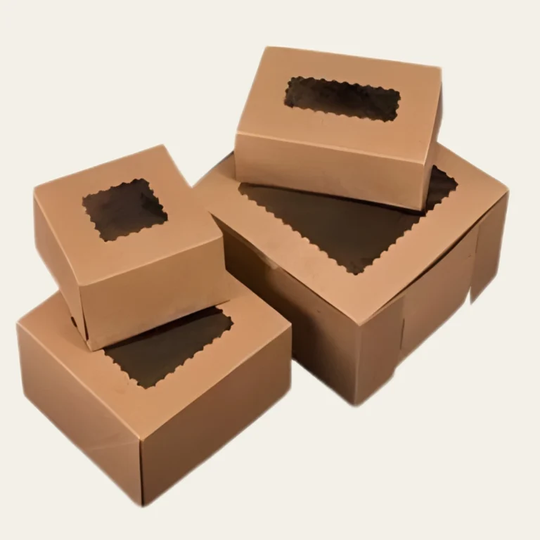 Brown Bakery Boxes - Custom Bakery Packaging Boxes