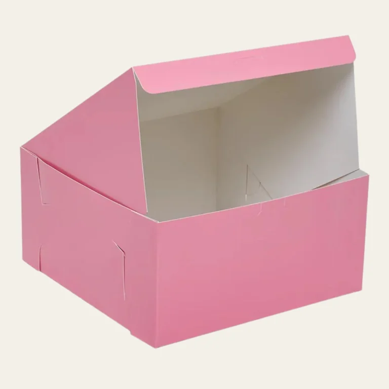 Pink Bakery Boxes - Custom Bakery Packaging Boxes