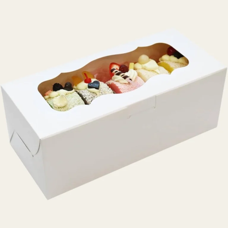 White Bakery Boxes - Custom Bakery Packaging Boxes