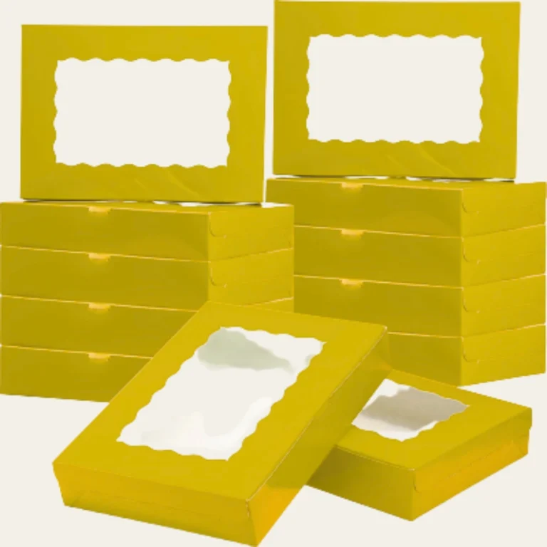 Yellow Bakery Boxes - Custom Bakery Packaging Boxes